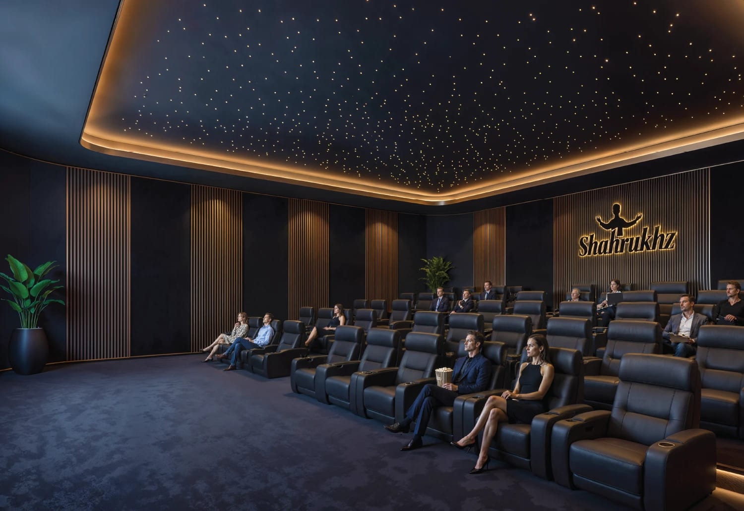 Private cinema at Shahrukhz Residences